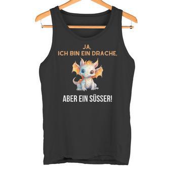 Ja Ich Bin Ein Drache Aber Ein Süsser Tank Top - Geschenkecke