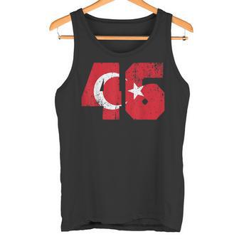 Kahramanmaras 46 Memleket Turkish Flag Tank Top - Seseable