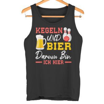 Kegel Und Bier Tank Top - Geschenkecke