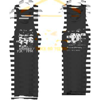 Kids Scary Teeth Halloween Costume Dentist Trick Or Teeth Tank Top - Monsterry