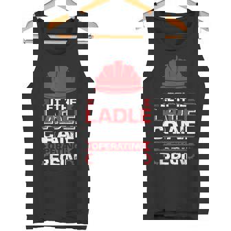 Ladle Crane Operator Job Colleague And Coworker Begin Tank Top - Monsterry