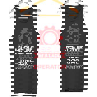 Ladle Crane Operator Job Colleague And Coworker Kiss Tank Top - Monsterry