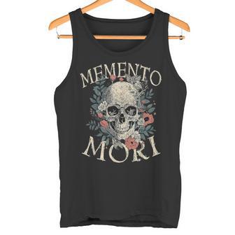 Latin Quotes Memento Mori Tank Top - Seseable