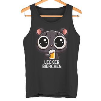 Lecker Bierchen Sad Hamster Meme Tank Top - Seseable