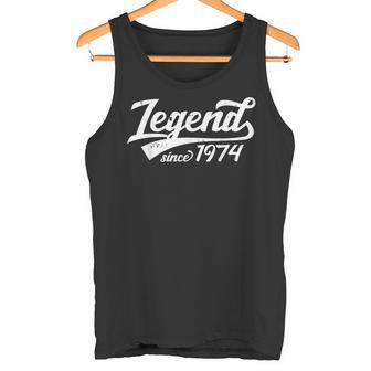 Legende Seit 1974 Geschenk 50 Geburtstag Jahrgangintage Tank Top - Geschenkecke