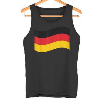 Leuchtendes Herz Deutsche Flagge Colours Germany Fan Tank Top - Seseable