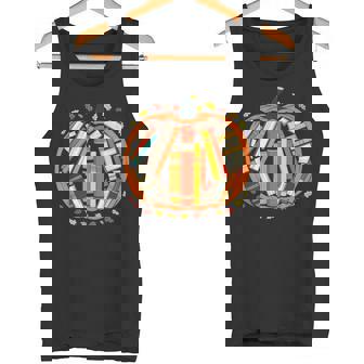 Library Halloween Cozy Harvest Book Lover Seasonal Tank Top - Monsterry