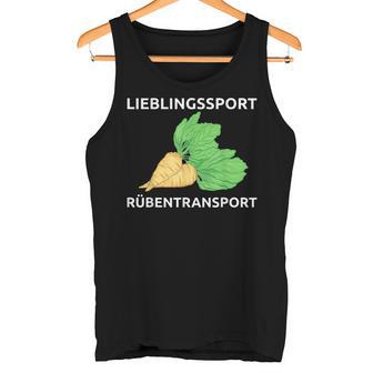 Lieblingssport Rübransport Tank Top - Geschenkecke