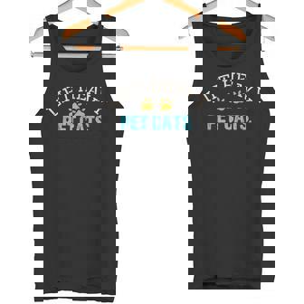 Lift Heavy Pet Cats Weightlifter Gym Fit Muscle Workout Fit Tank Top - Monsterry