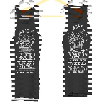 Log Cabin Camping Woods For a Log Cabin Camper Tank Top - Monsterry