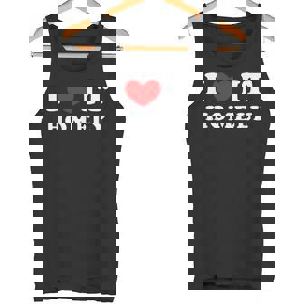 I Love It Homely I Heart It Homely Tank Top - Monsterry
