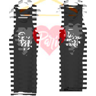 I Love París Con Nombre De Corazón I Camiseta sin mangas - Regaloses