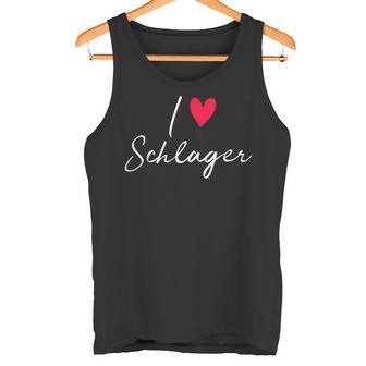 I Love Schlager Tank Top - Geschenkecke