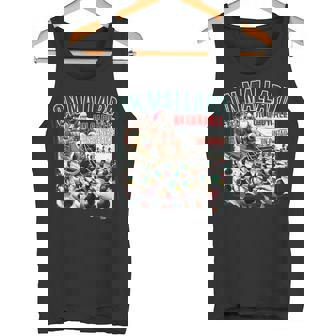 On Mallard On Gadwall Christmas Duck Hunting Santa Tank Top - Monsterry