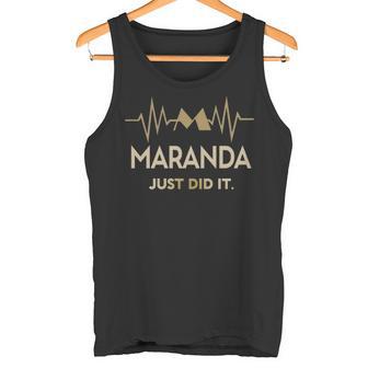 Maranda Just Did I Personalized Last Name Tank Top - Thegiftio UK