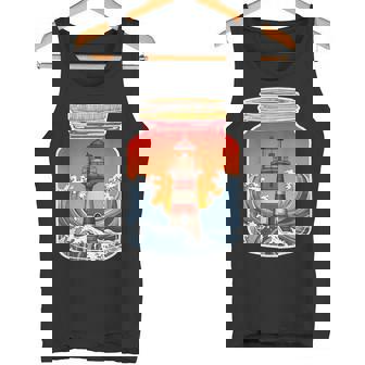 Marítimo Faros Faro Costa Mar Del Norte Mar Báltico Navegación Camiseta sin mangas - Regaloses