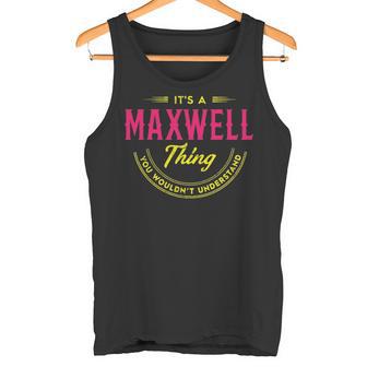 Maxwell Personalized Name Name Print S With Name Maxwell 2 Tank Top - Thegiftio UK