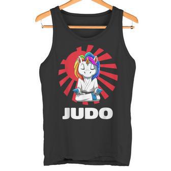 Meditación Del Unicornio De Judo Judoka Judoist Martial Camiseta sin mangas - Regaloses