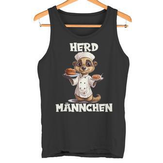 Meerkat Cooking Chef's Hat Man Herdmännchen Tank Top - Geschenkecke