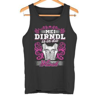 Mei Dirndl Is In Da Wäsch Oktoberfest Drindl Replacement Deer Tank Top - Geschenkecke