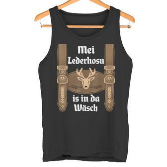 Mei Lederhosn Is In Da Wäsch Oktoberfest Costume Tank Top - Geschenkecke