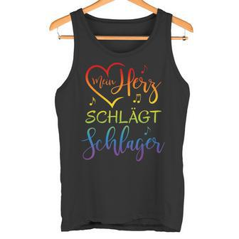 Mein Herz Schlägt Schlager Tank Top - Geschenkecke