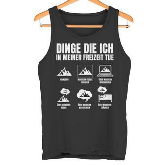 In Meiner Freizeit Hiking Hiking Mountains Tank Top - Geschenkecke