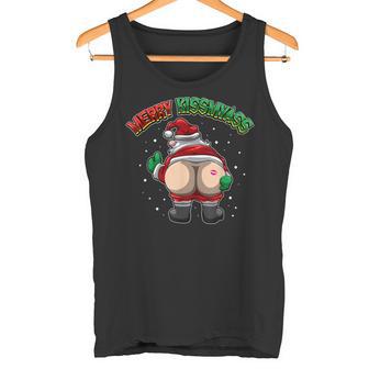 Merry Kissmyass Leck Am Arschom Weihnachtsmann Tank Top - Geschenkecke