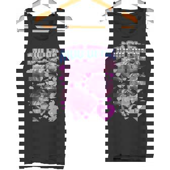 Moo-Deng Hippo The Famous Baby Pigmy Moodeng Tank Top - Monsterry