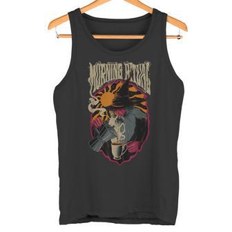 Morgenritual Zauberer Kaffeeliebhaber Mystische Hexe Tank Top - Geschenkecke