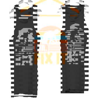 Mr Fix It Tinker Fijación De Sr Fix It Manitas Reparar Camiseta sin mangas - Regaloses