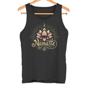 Namaste Peace & Harmonie Yoga Auf Deutsch Tank Top - Geschenkecke