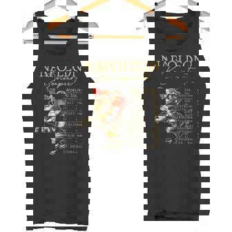 Napoleón Bonaparte World Tour Divertido Amante De La Historia Militar Camiseta sin mangas - Regaloses
