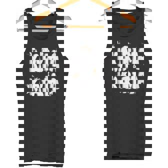 Naranja Gris Gatos Blanco Textos De Karma Citas De Memes Camiseta sin mangas - Regaloses