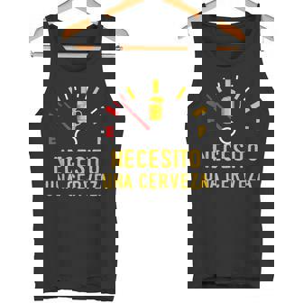 Necesito Una Cerveza Divertido Bebiendo Medidor De Cerveza Camiseta sin mangas - Regaloses