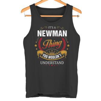 Newman Family Crest Newman Newman Clothing Newman T Newman T For The Newman Tank Top - Thegiftio UK