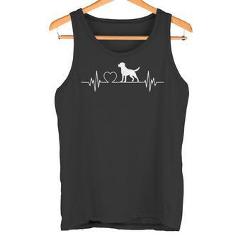 Niedlicher Herzschlag-Labrador Tank Top - Geschenkecke