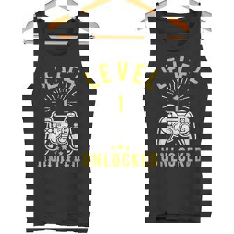 Nivel 1 Desbloqueado Aniversario 1ª Boda Camiseta sin mangas - Regaloses