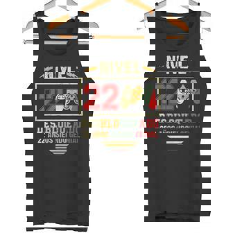 Nivel 22 Desbloqueado Cumpleaños 22 Años Camiseta sin mangas - Regaloses