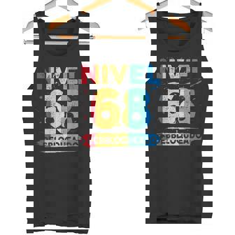 Nivel 68 Desbloqueado 68 Aniversario De Boda 68 Años Camiseta sin mangas - Regaloses