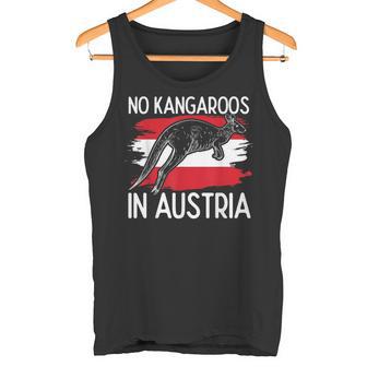 No Kangaroos In Austria Kangaroo Zoo Kangaroo Animal World Tank Top - Geschenkecke