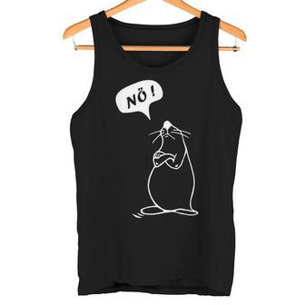 Nö Mit Seehund Lustiger Für Neinsager Nope Tank Top - Geschenkecke