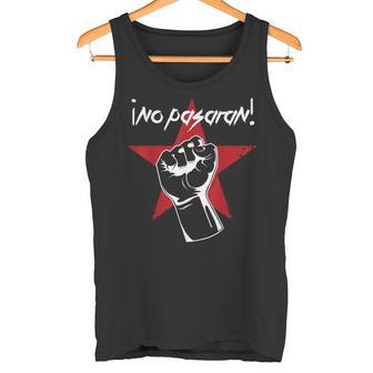 No Pasaran Sie Werden Nicht Durchkommen Tank Top - Geschenkecke