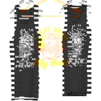 Nut Hiding Squirrel Double Entendre Tank Top - Monsterry
