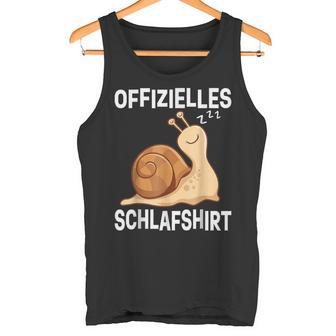 Offizieller Snail Sleep Schlafanzug Snail Late Sleeper Tank Top - Geschenkecke