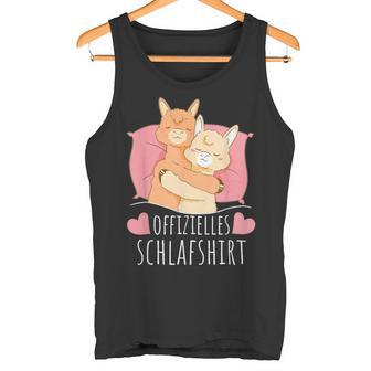 Offizielles Schlaf Nachthemd Schlafanzug Alpaca Lama Tank Top - Geschenkecke