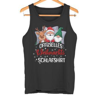 Offizielles Weihnachts Schlaf Lustig Familie Pyjama Tank Top - Geschenkecke