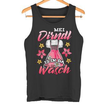 Oktoberfest Mei Dirndl Is In Da Wäsch Lausmadl Costume Tank Top - Geschenkecke