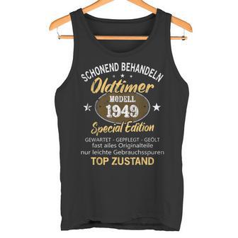 Oldtimer Baujahr 1949 Geborenintage 1949 Birthday Tank Top - Geschenkecke