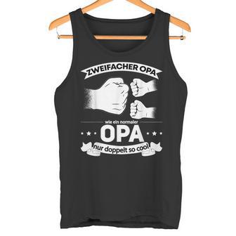 Opa Hoch 2 Grandchildren Grandchildren Grandpa Tank Top - Geschenkecke